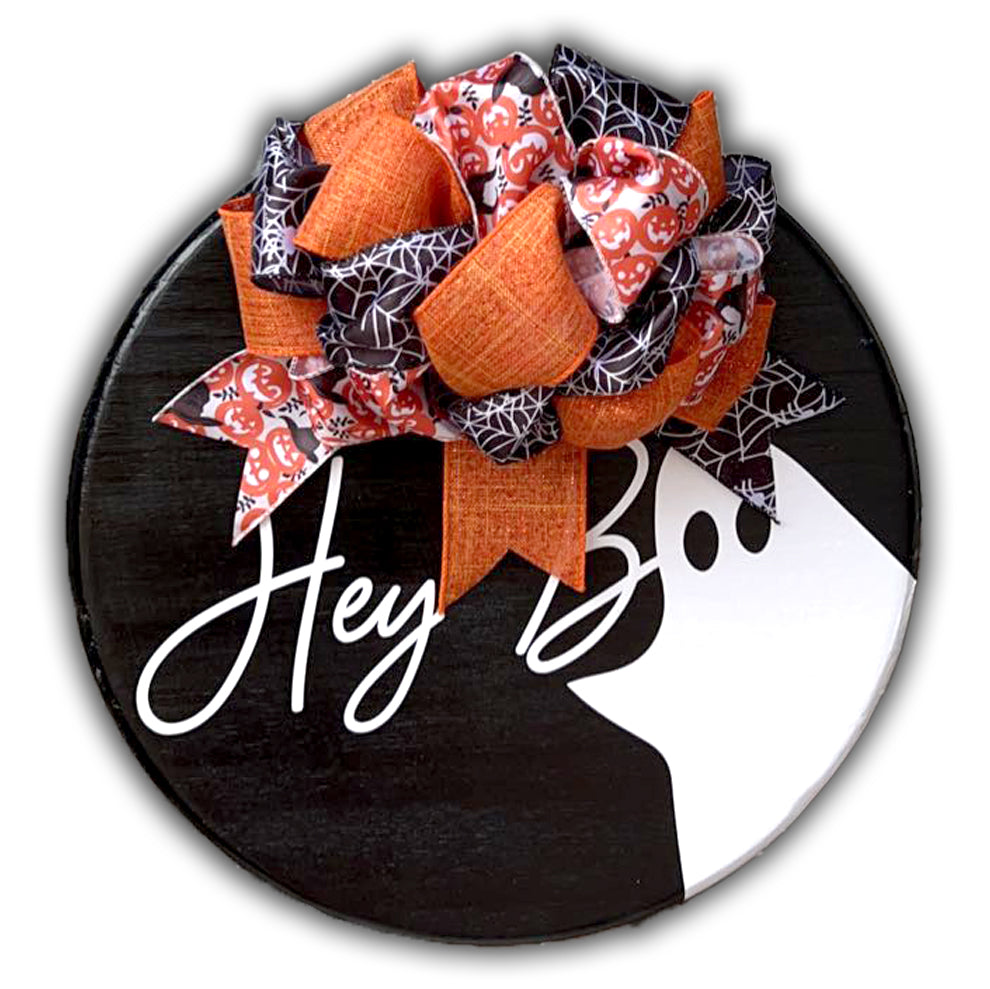 'Hey Boo' Halloween Door Hanger