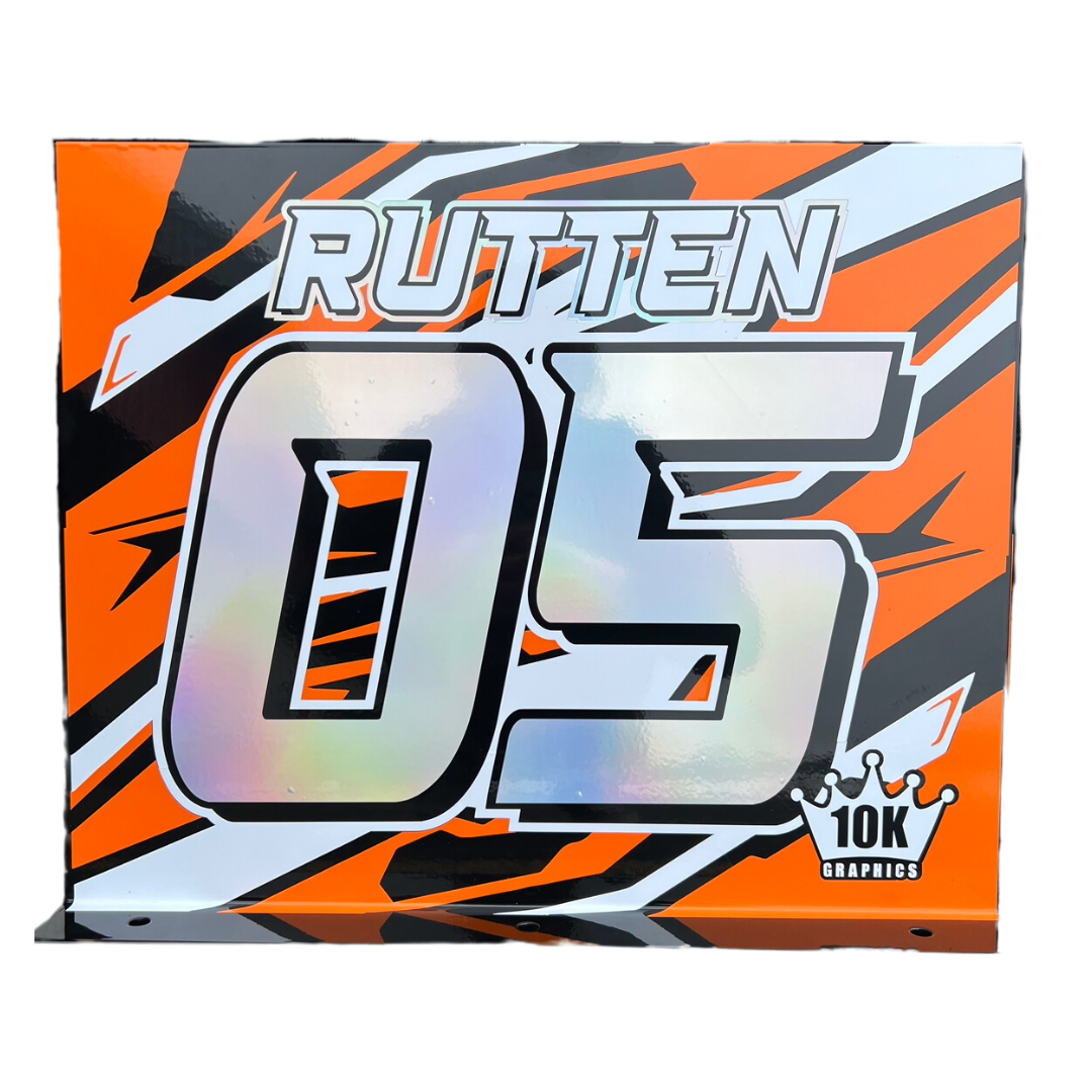 Custom Demolition Derby Roof Sign