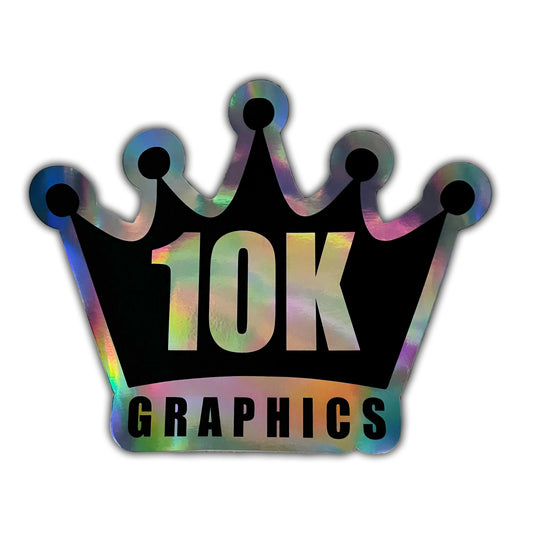 10K Graphics Holographic Decal